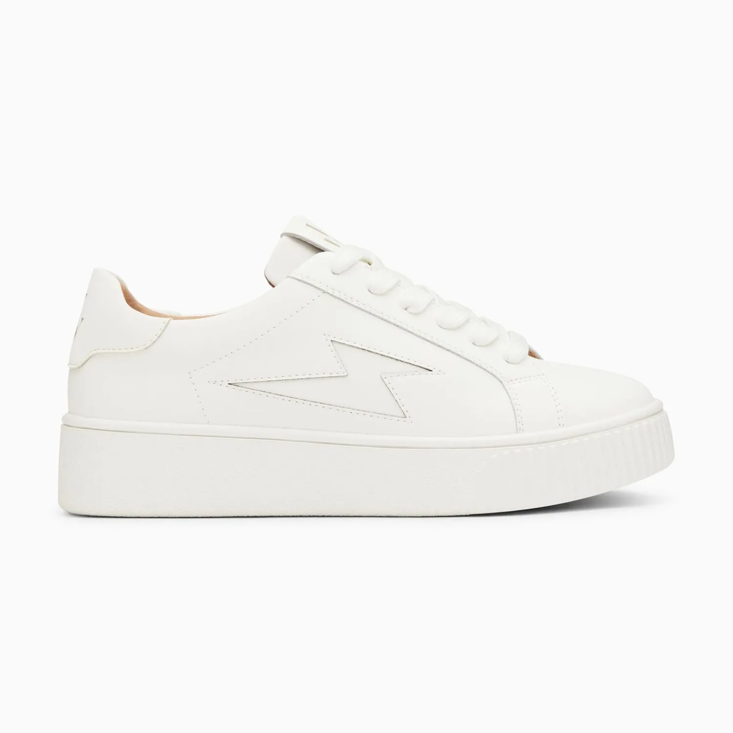 Vanessa Wu Sneakers>Baskets Eclair Angie Blanches Monochrome A Lacets