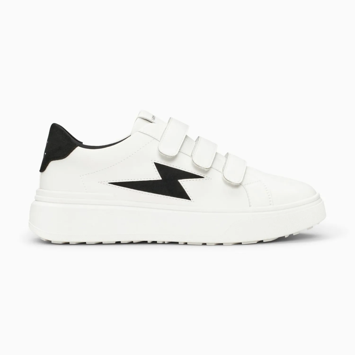 Vanessa Wu Sneakers>Baskets Eclair Fanny Blanc Et Noir A Scratchs