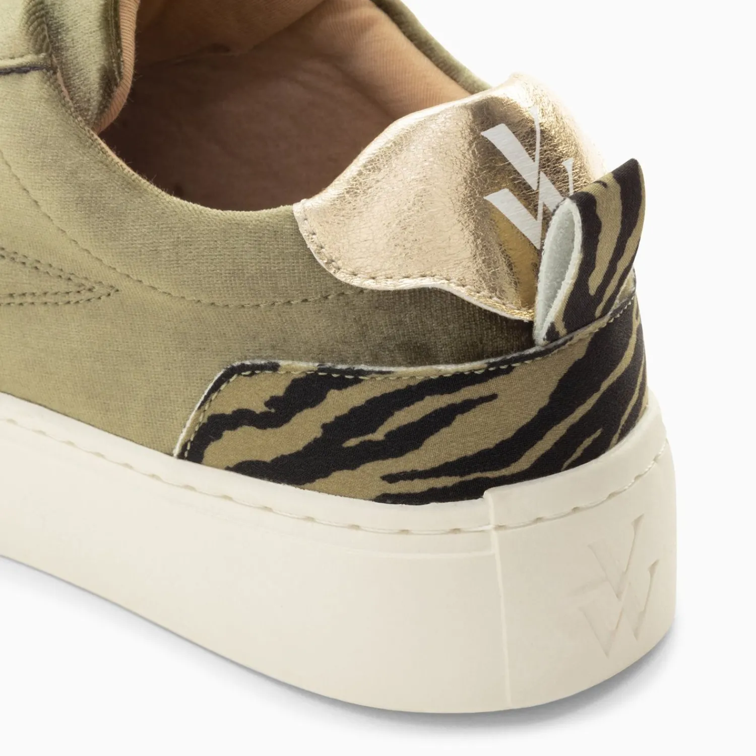 Vanessa Wu Sneakers>Baskets Eclair Jessie Kaki A Lacets