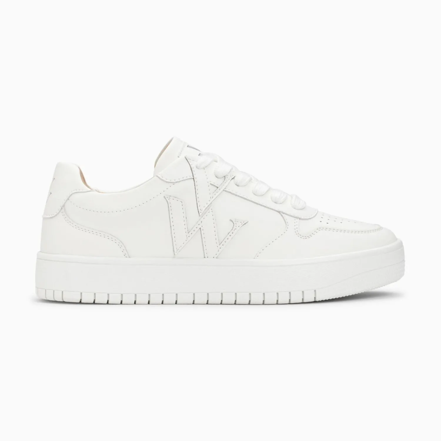 Vanessa Wu Sneakers>Baskets Monogramme Calie Blanches Monochrome