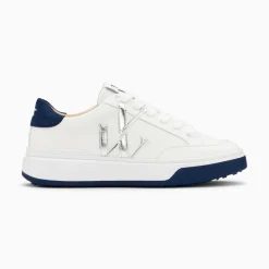 Vanessa Wu Sneakers>Baskets Monogramme Candice Blanc Et Bleu