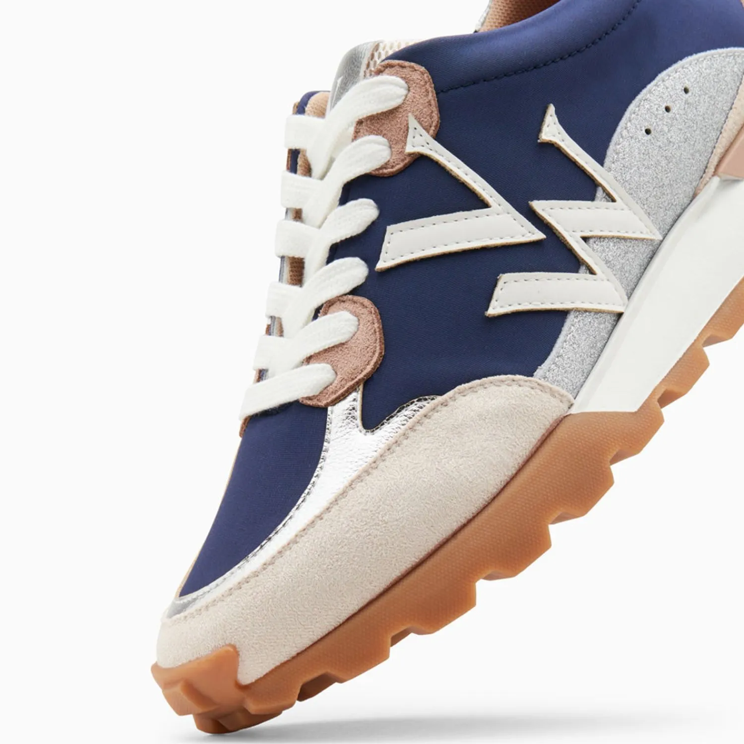 Vanessa Wu Sneakers>Baskets Monogramme Caterina Bleu A Semelle Running