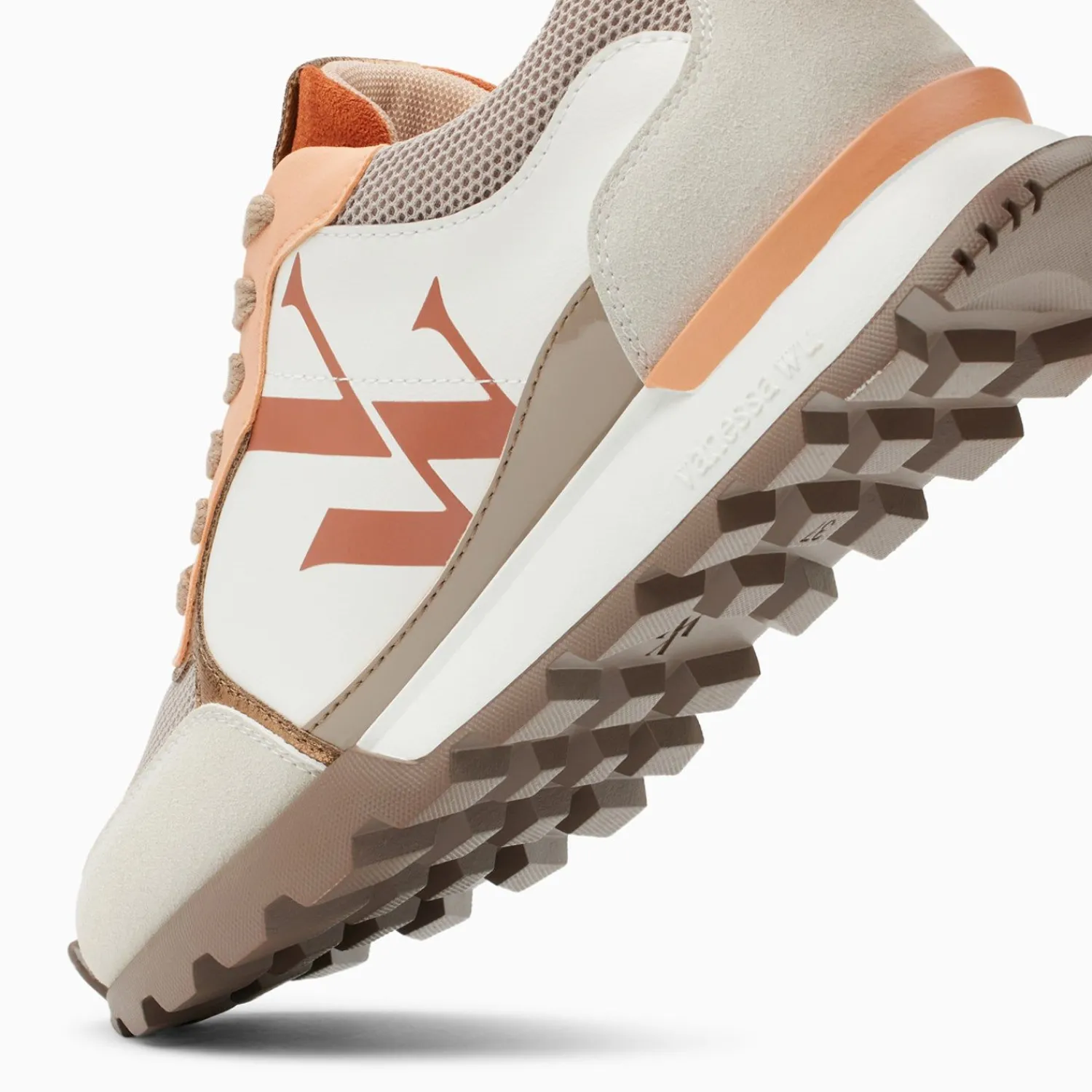 Vanessa Wu Sneakers>Baskets Monogramme Ombeline Orange A Semelle Running