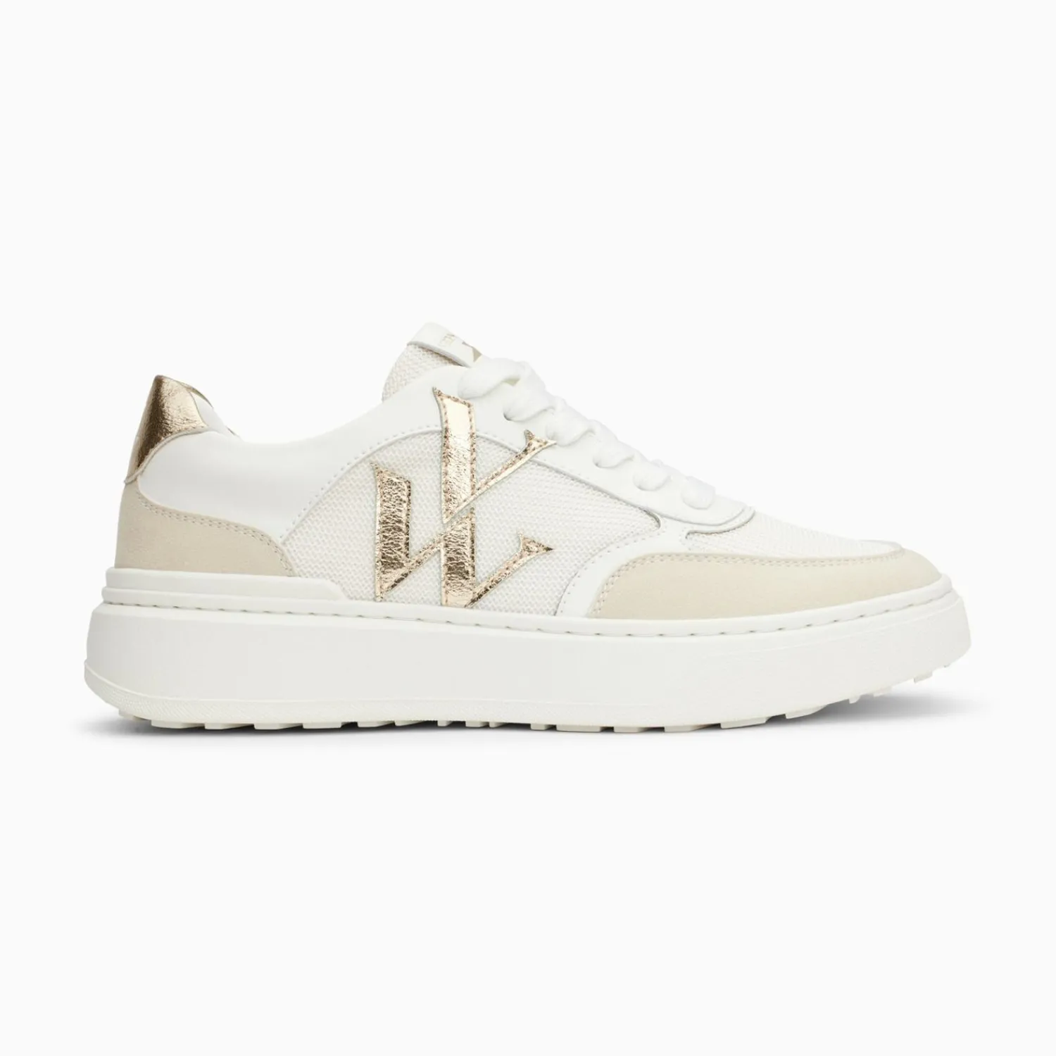 Vanessa Wu Sneakers>Baskets Monogramme Valentine Or