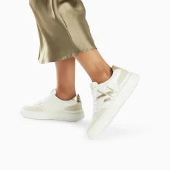 Vanessa Wu Sneakers>Baskets Monogramme Valentine Or