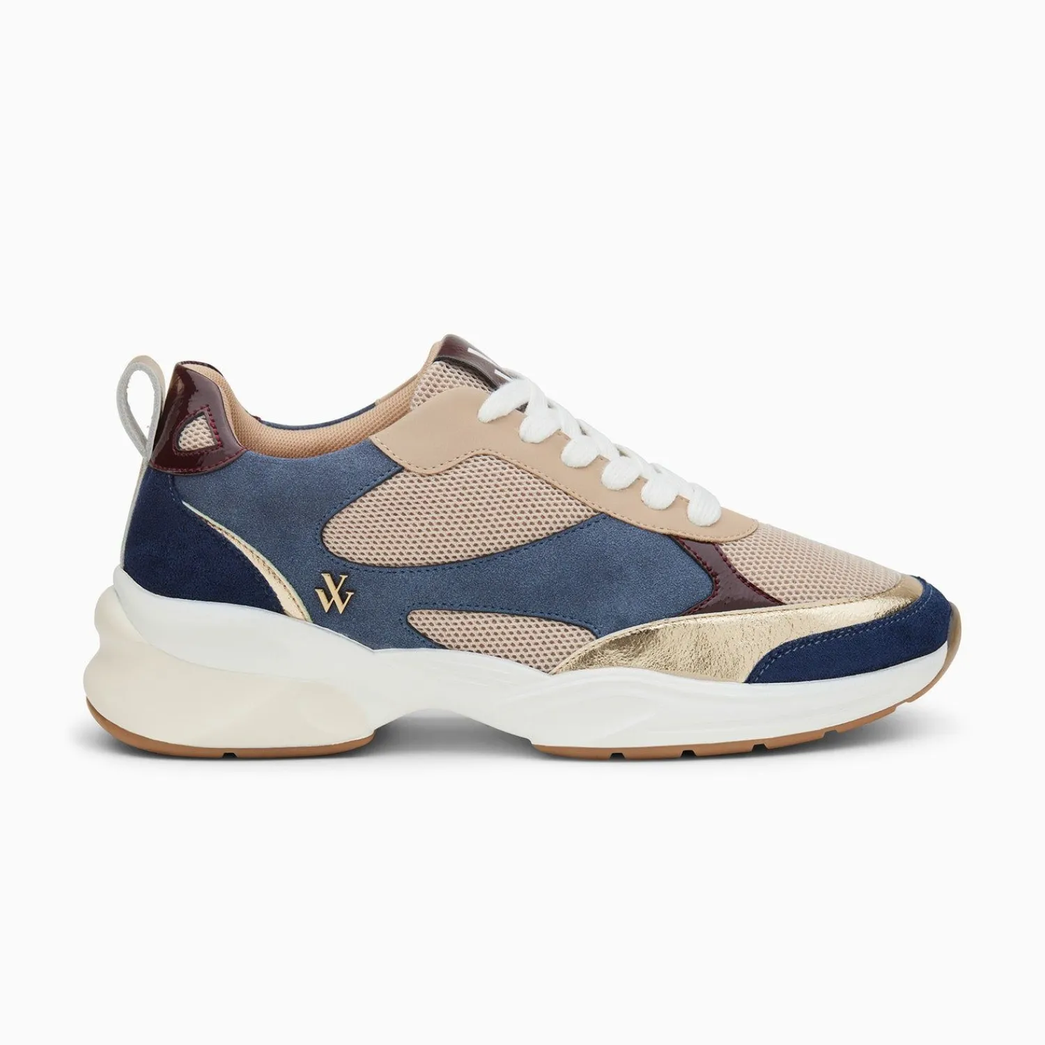 Vanessa Wu Sneakers>Baskets Shelly Bleues A Semelle Graphique
