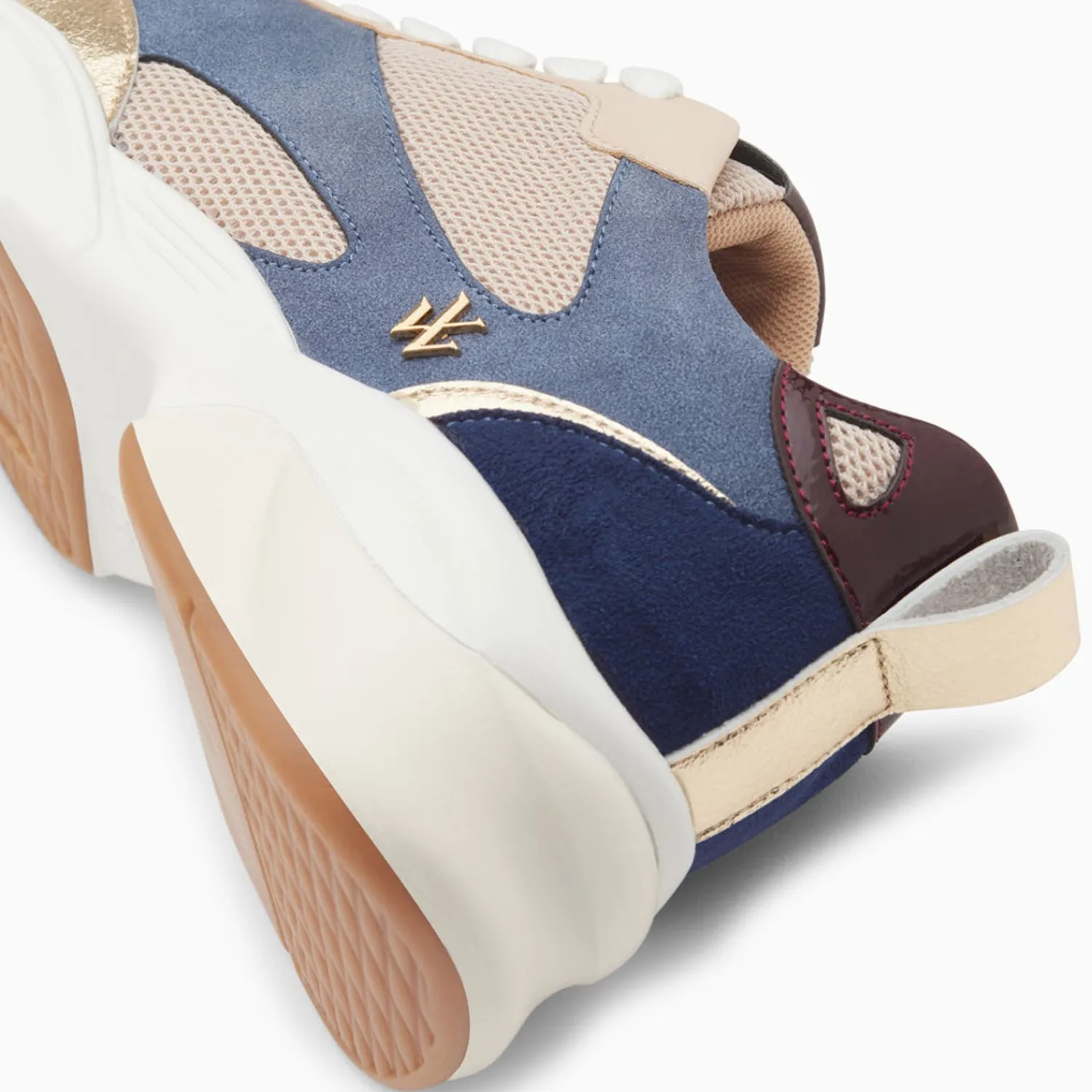 Vanessa Wu Sneakers>Baskets Shelly Bleues A Semelle Graphique