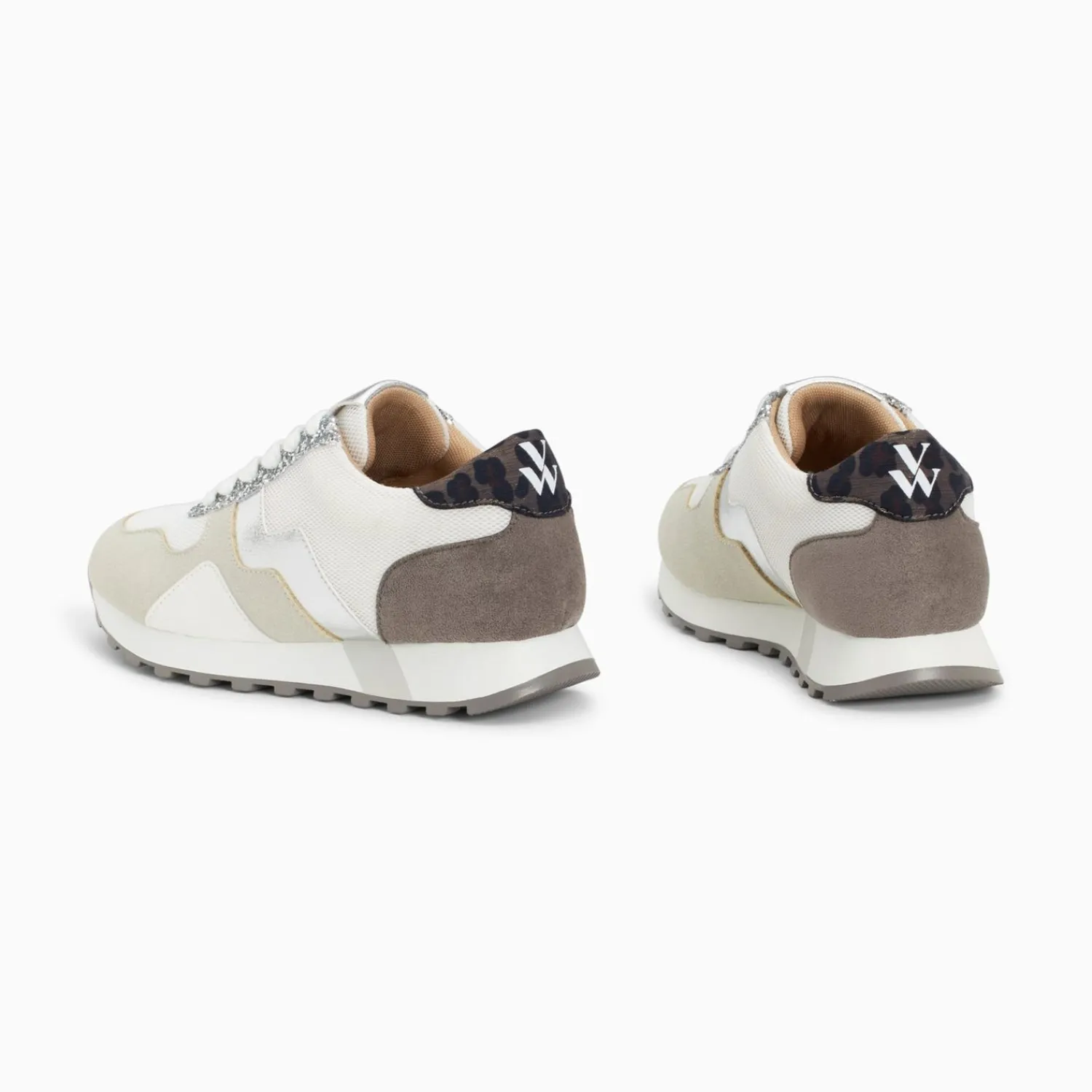 Vanessa Wu Sneakers>Baskets Tessy Argent A Semelle Running