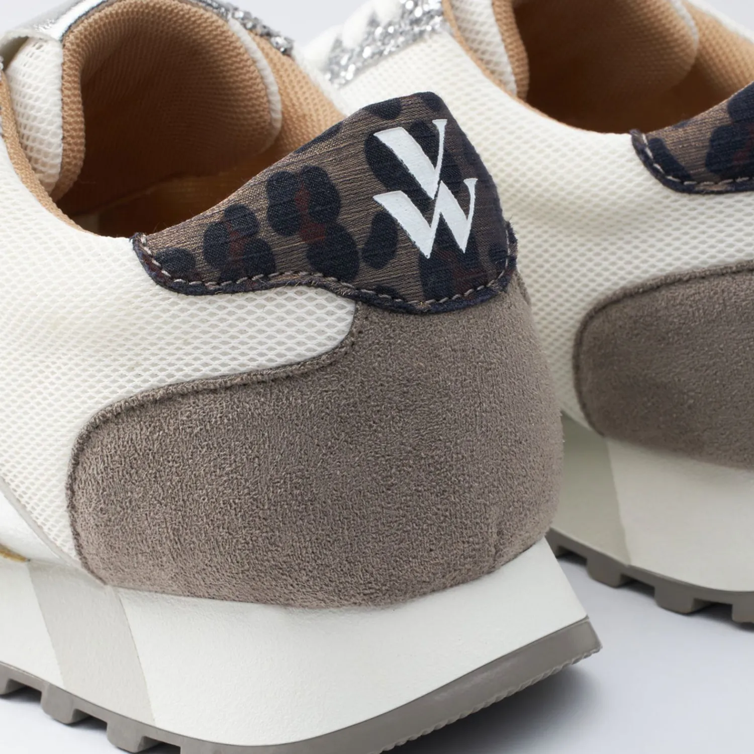 Vanessa Wu Sneakers>Baskets Tessy Argent A Semelle Running