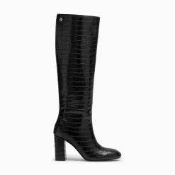 Vanessa Wu Bottes, Cuissardes>Bottes Diana Noir Croco A Talon