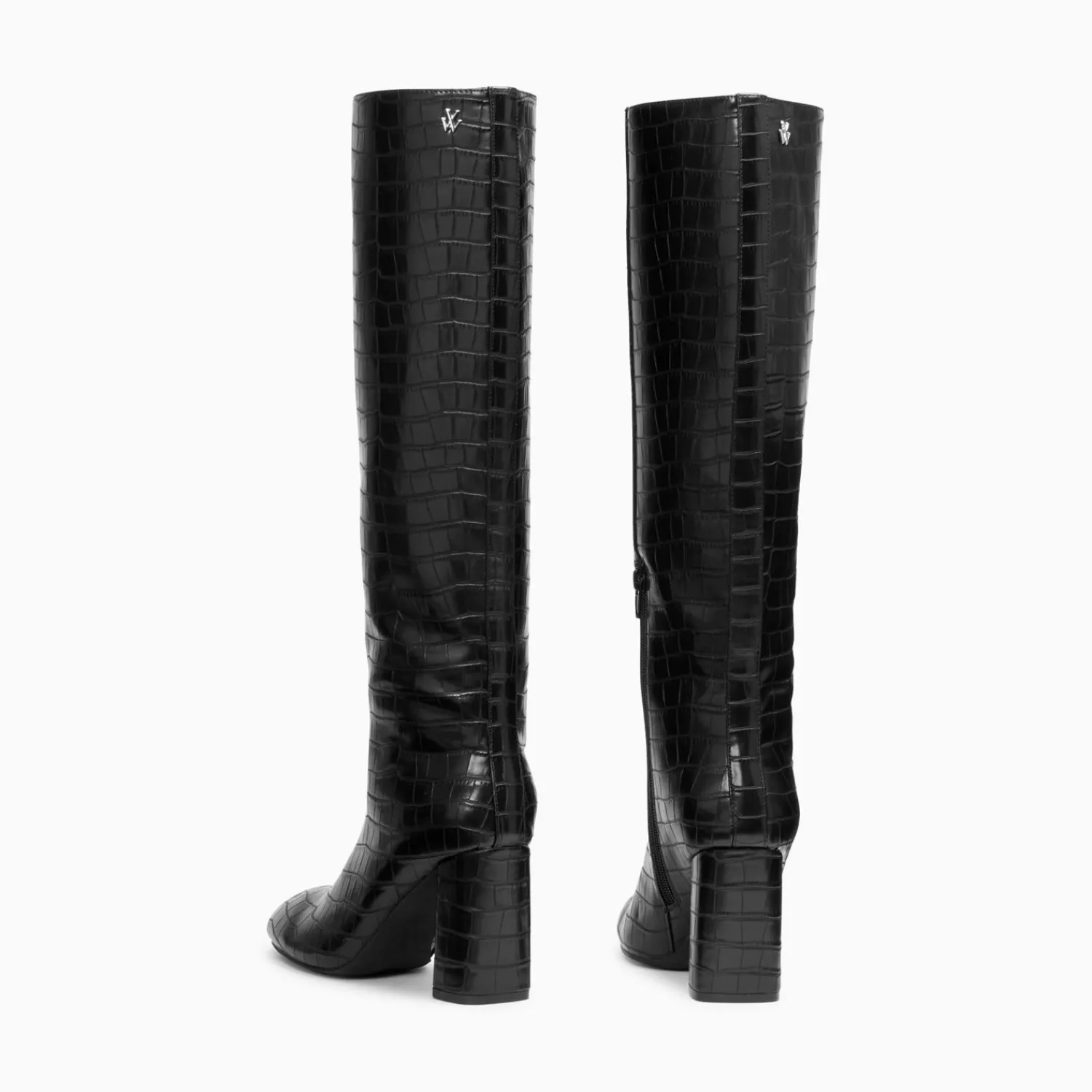 Vanessa Wu Bottes, Cuissardes>Bottes Diana Noir Croco A Talon