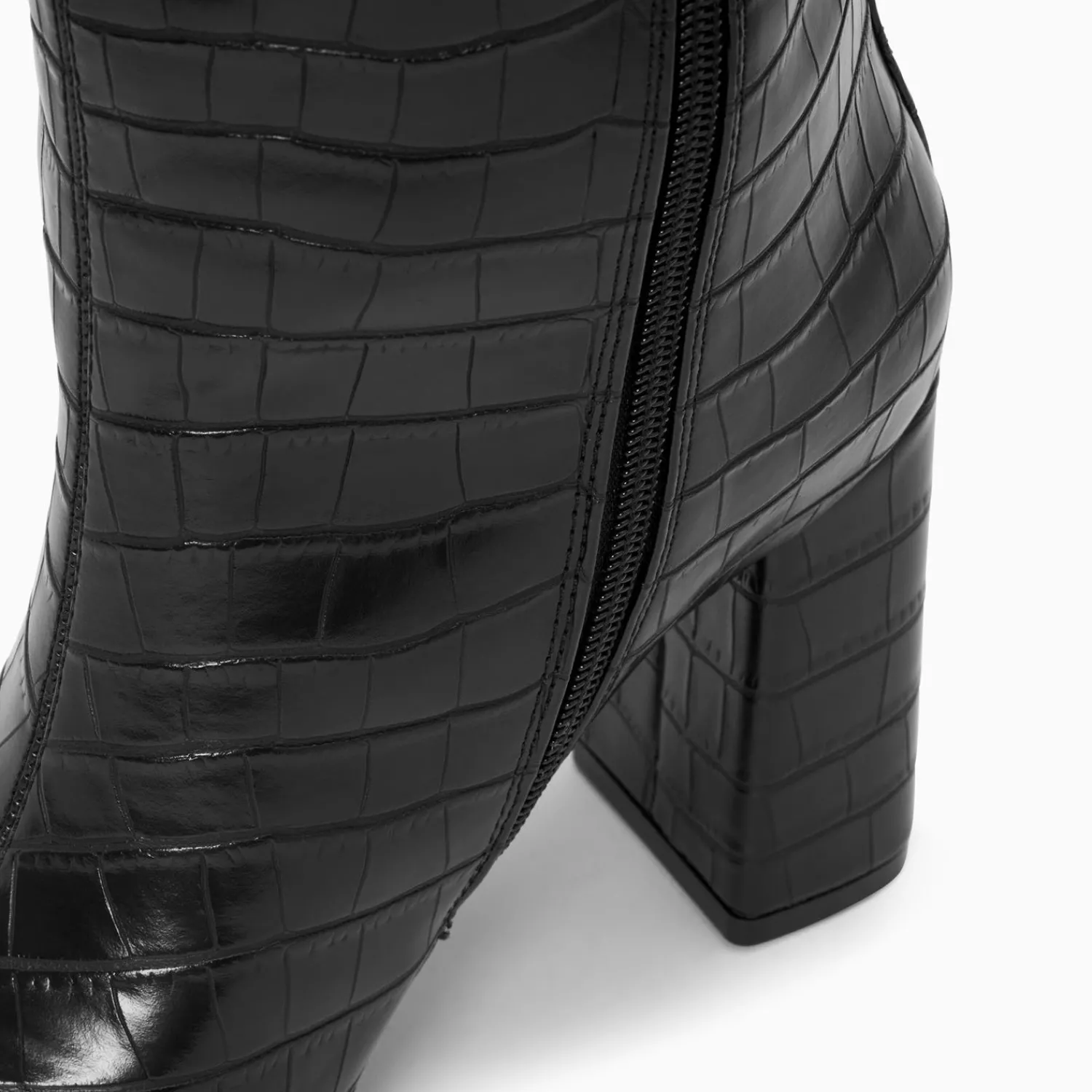 Vanessa Wu Bottes, Cuissardes>Bottes Diana Noir Croco A Talon