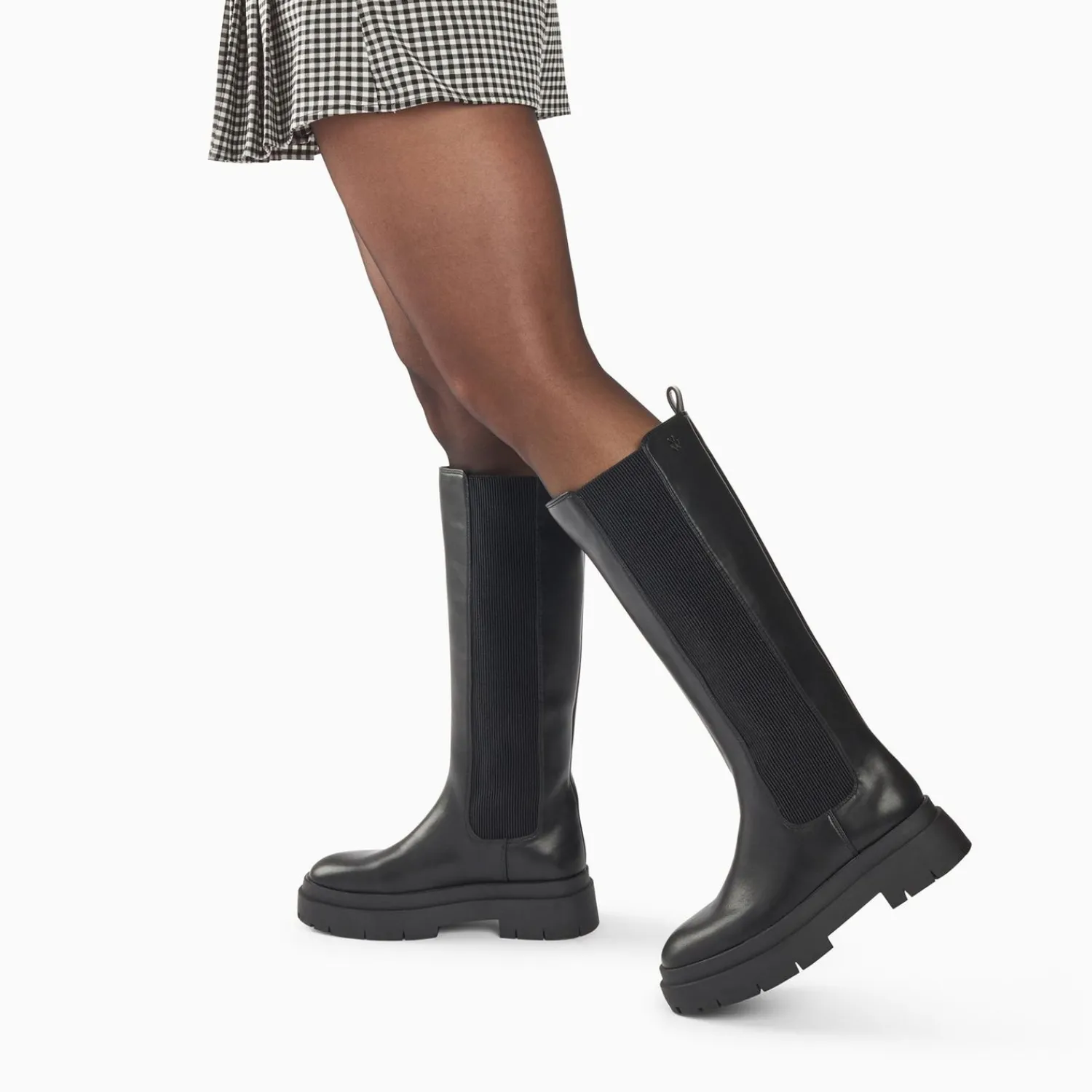 Vanessa Wu Bottes, Cuissardes>Bottes Jessica Noires A Semelles Crantees