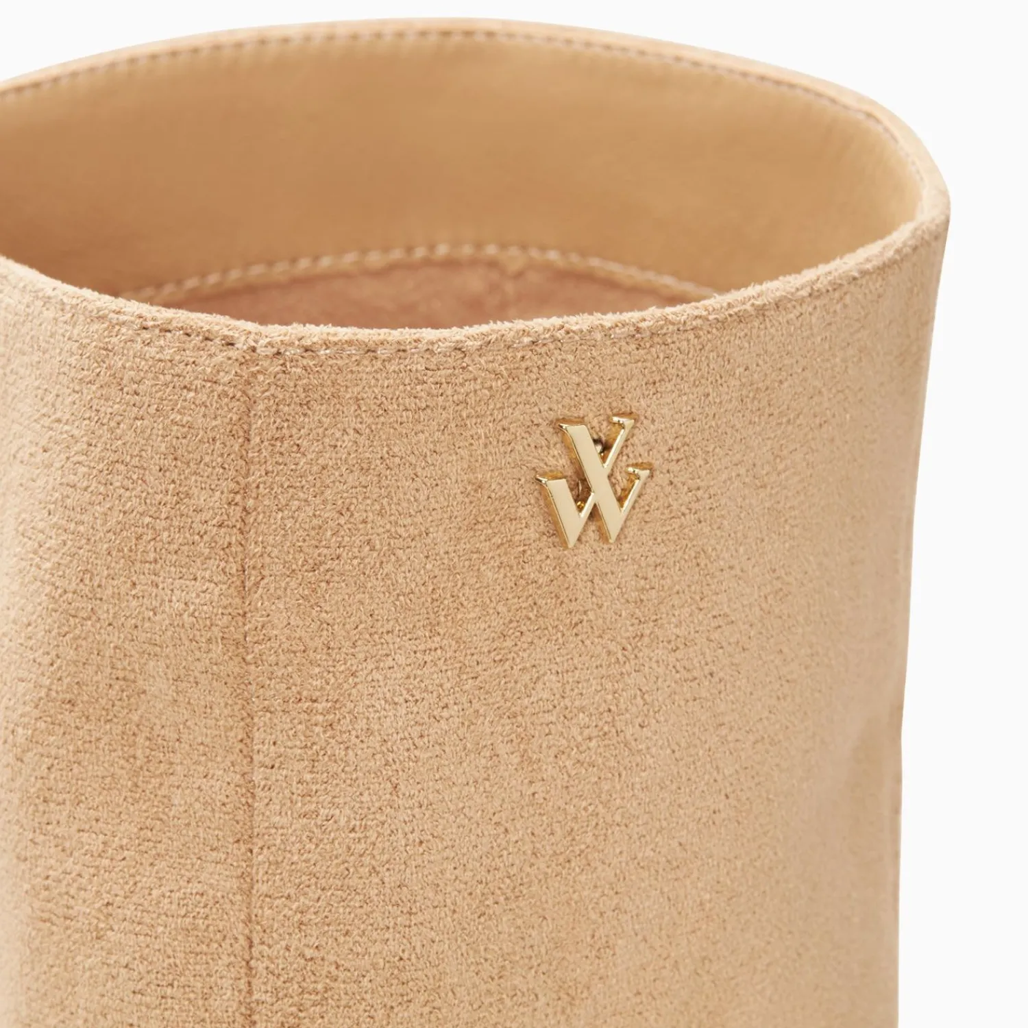 Vanessa Wu Bottes, Cuissardes>Bottes Nia Beiges A Talon Bois