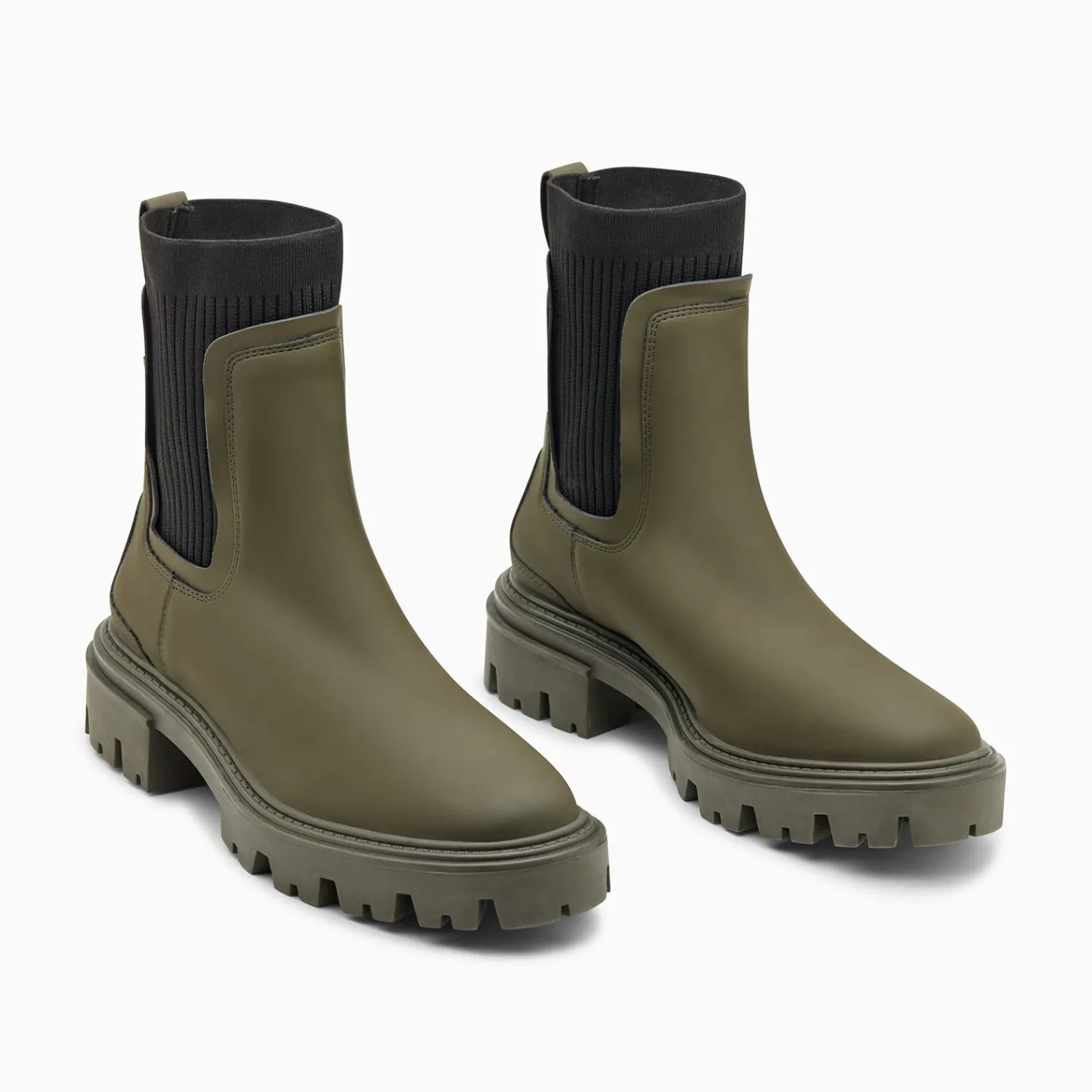 Vanessa Wu Bottines>Bottines De Pluie Coline Kaki
