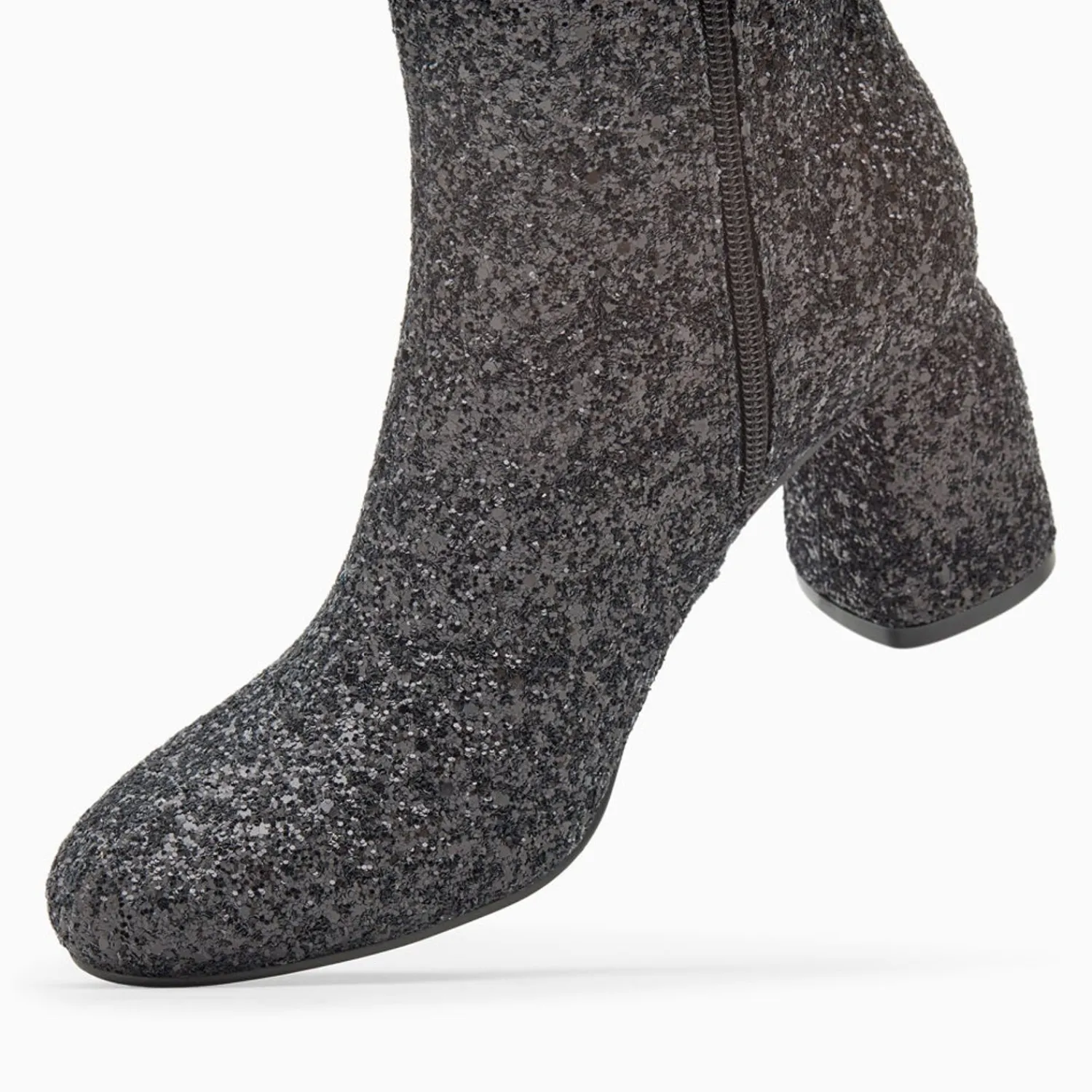 Vanessa Wu Bottines>Bottines Pailletees Londres Noires A Talon