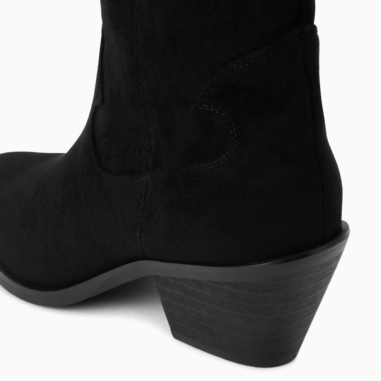 Vanessa Wu Bottines>Bottines Santiags Beverly Noires Mi-Mollet