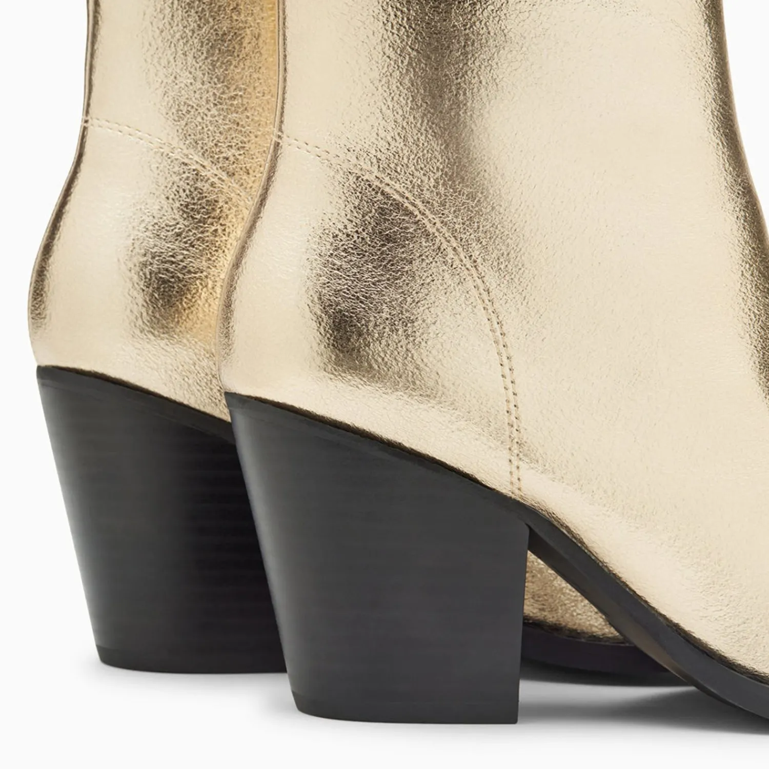 Vanessa Wu Bottines>Bottines Santiags Dina Or A Talon