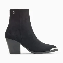 Vanessa Wu Bottines>Bottines Santiags Jenn Noires A Talon