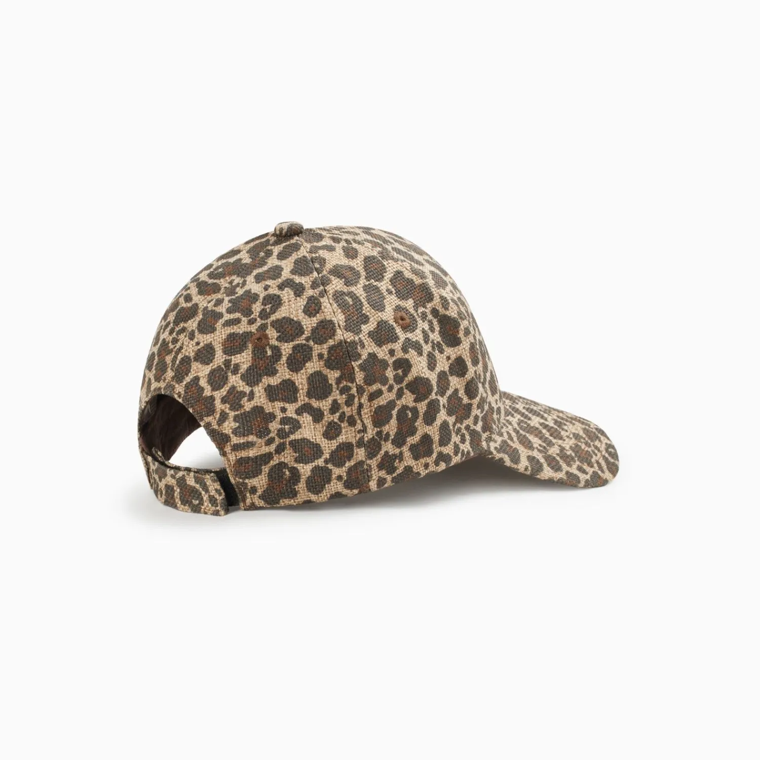 Vanessa Wu Chapeaux>Casquette Clem Leopard A Monogramme Brode