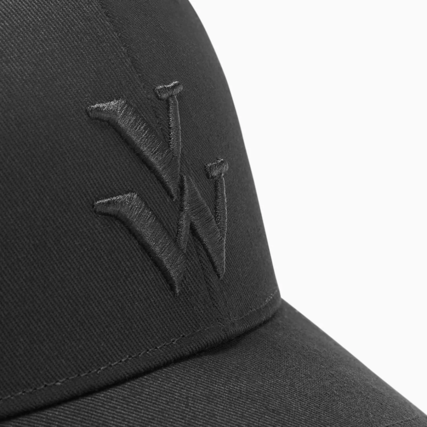 Vanessa Wu Chapeaux>Casquette Clem Noire A Monogramme Brode