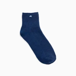Vanessa Wu Chaussettes>Chaussettes Courtes Amy Bleu Marine Cotelees