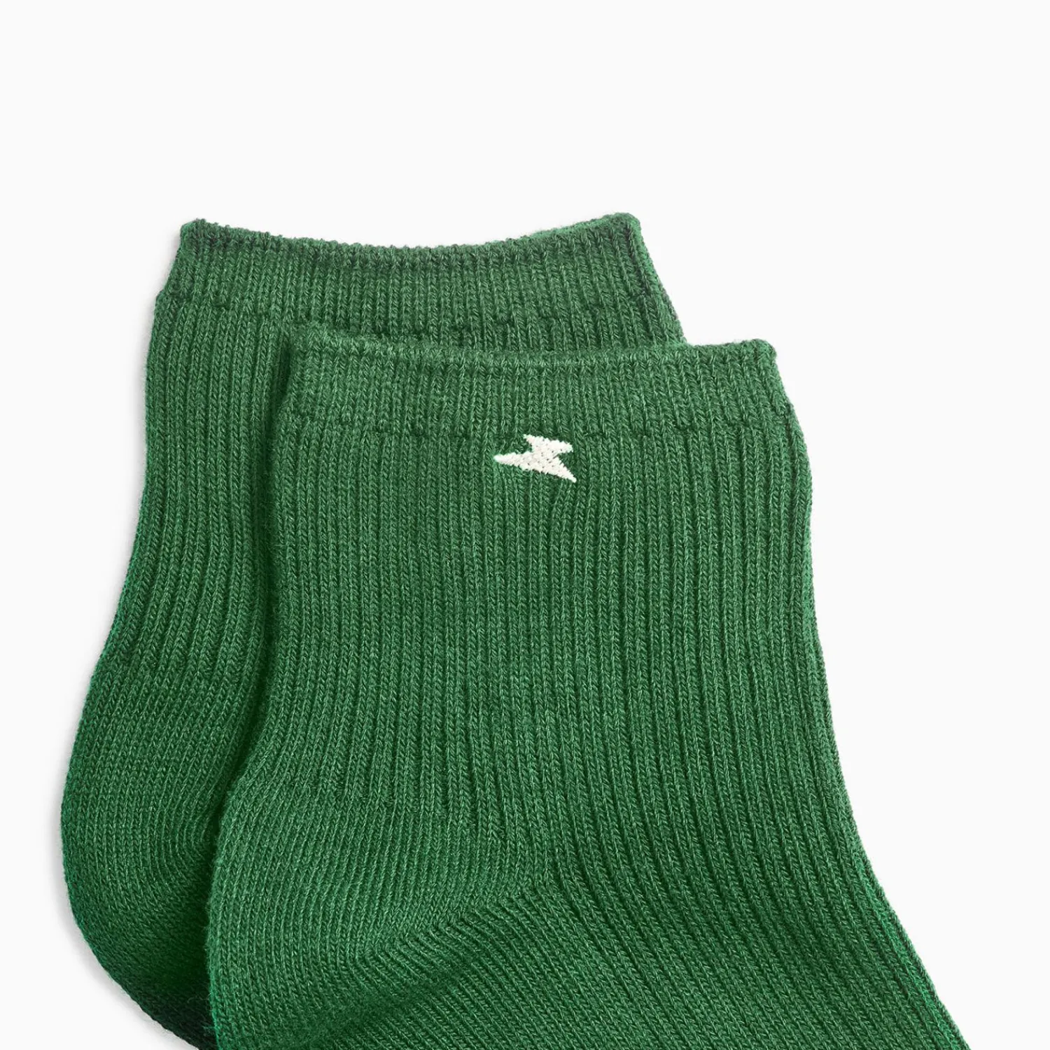 Vanessa Wu Chaussettes>Chaussettes Courtes Amy Vertes Cotelees