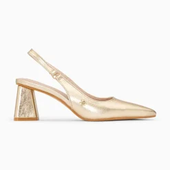 Vanessa Wu Escarpins>Escarpins Slingback Lara Or A Bout Pointu
