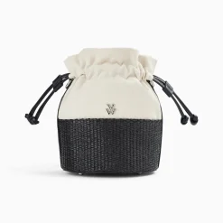 Vanessa Wu Sacs>Mini Panier Bourse Lilly Noir