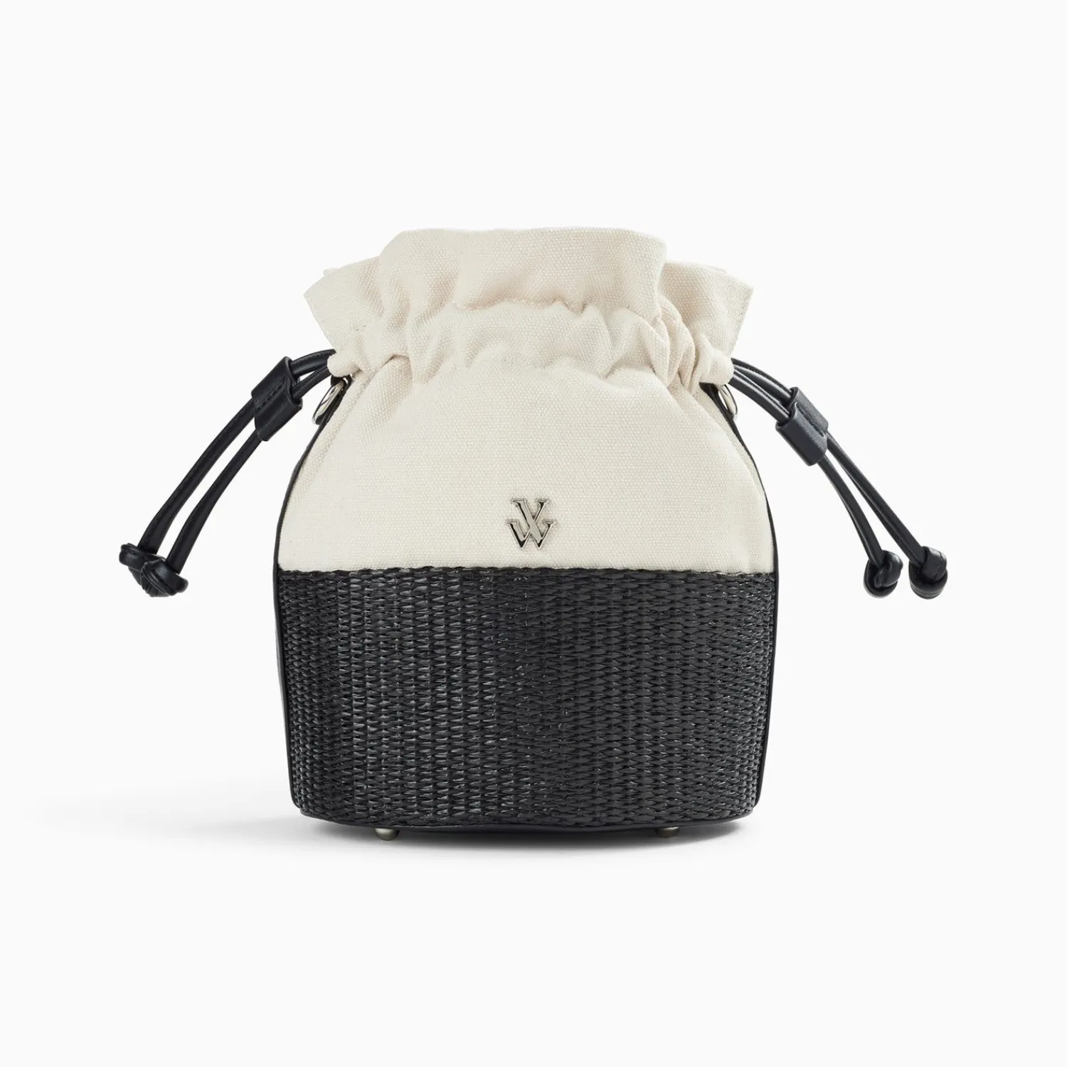 Vanessa Wu Sacs>Mini Panier Bourse Lilly Noir
