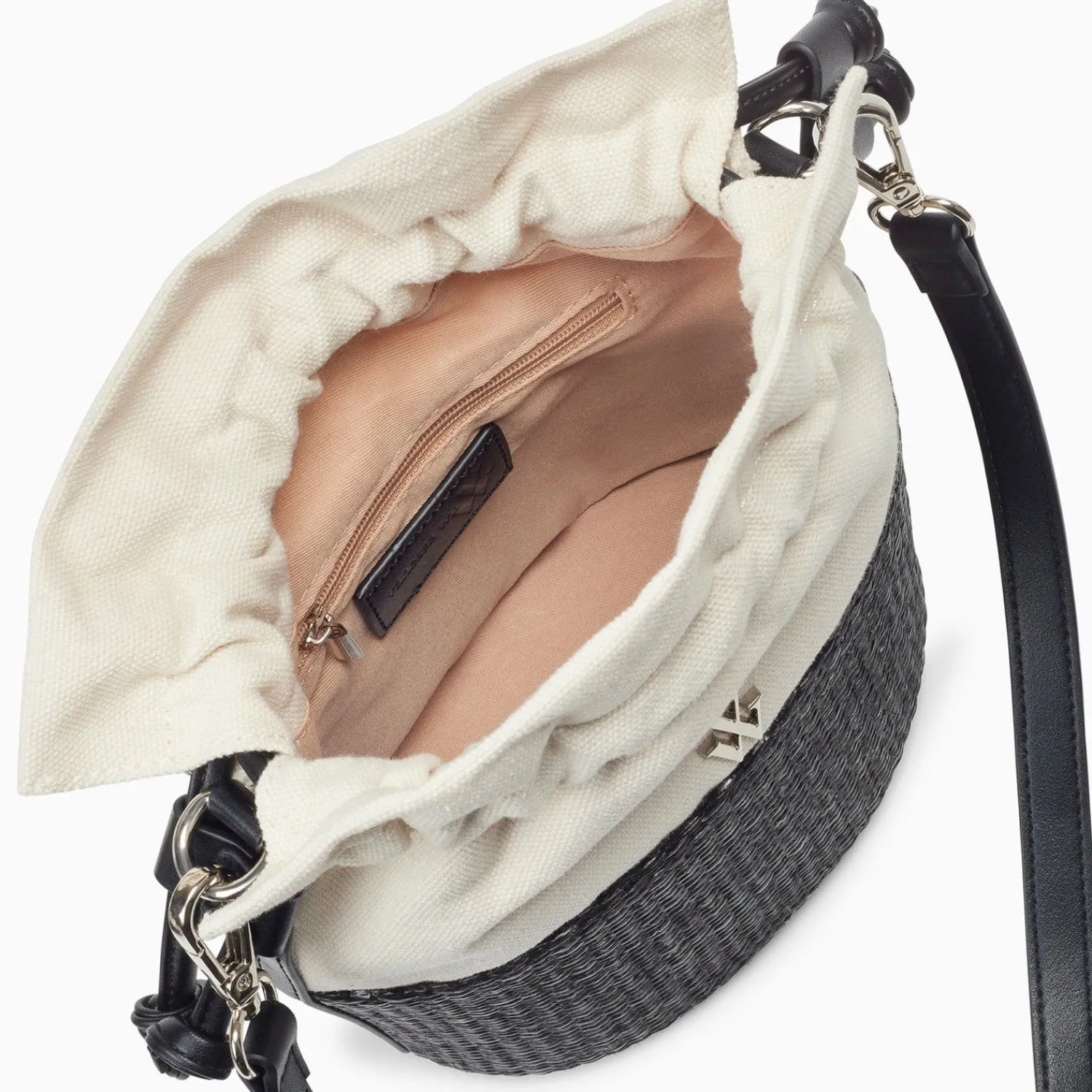 Vanessa Wu Sacs>Mini Panier Bourse Lilly Noir