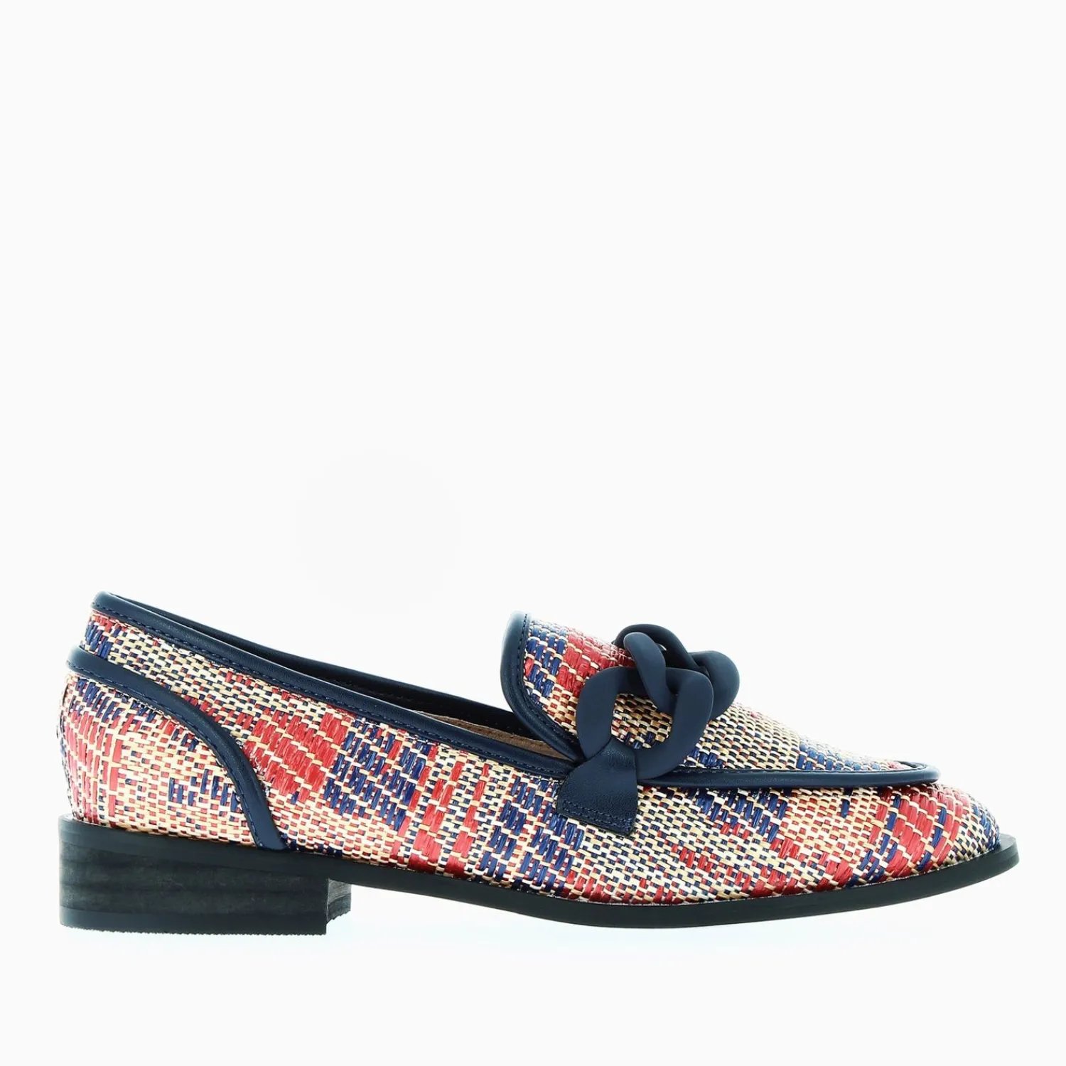 Vanessa Wu Mocassins, Derbies, Ballerines>Mocassins Barbara Marine A Chaine Mate