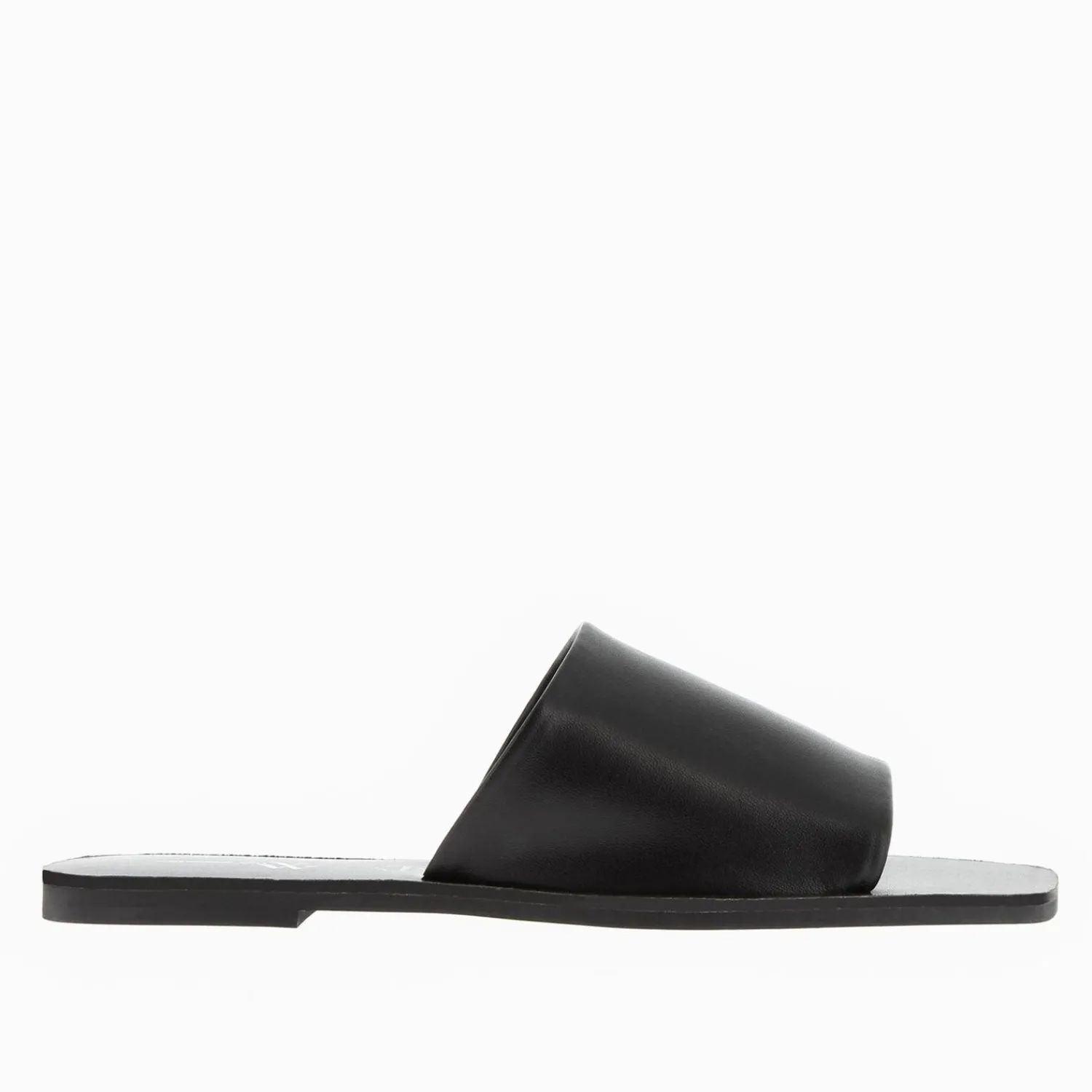 Vanessa Wu Sandales Plates>Mules Plates Sandra A Large Bride Noire