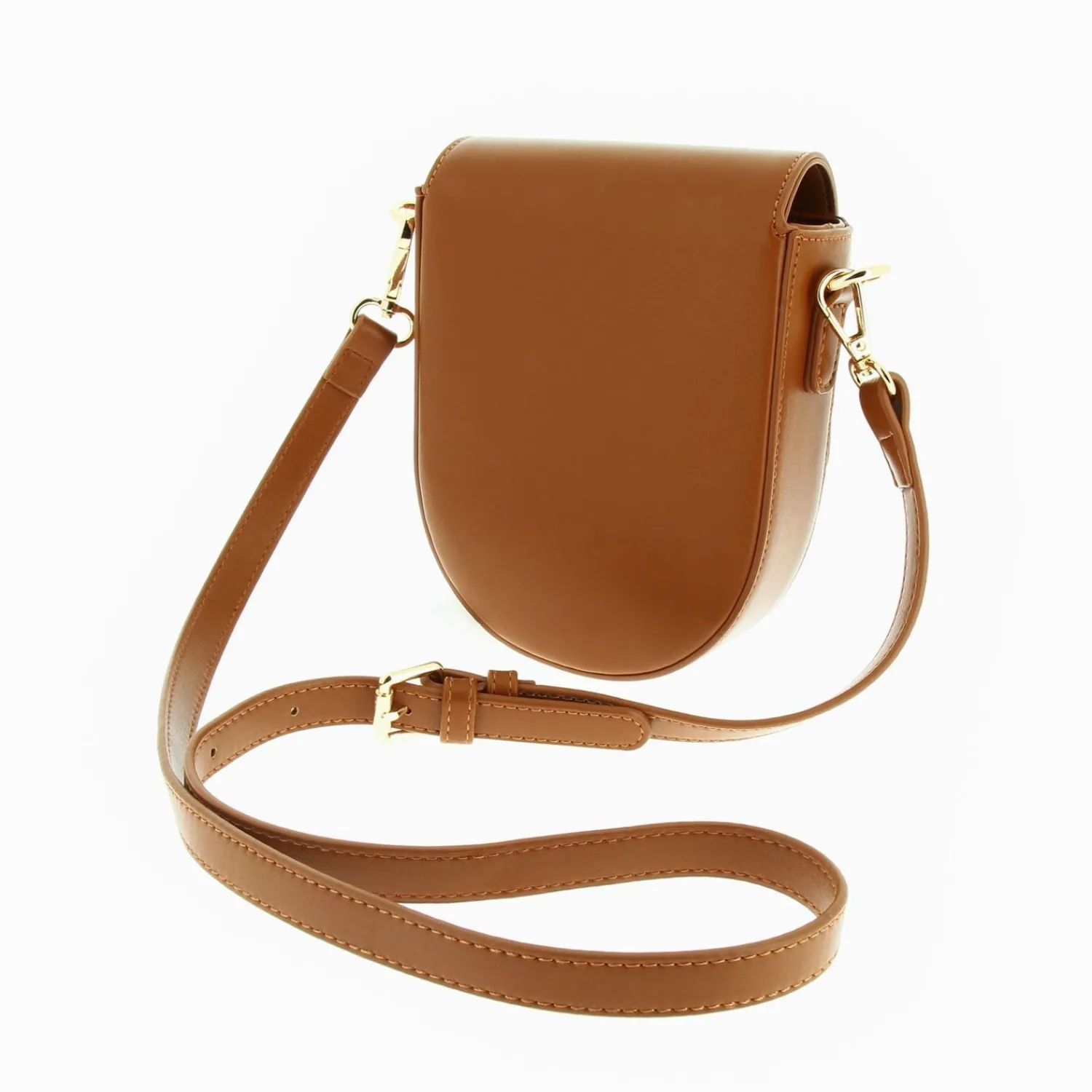 Vanessa Wu Sacs>Petit Sac Armelle Camel Et Beige A Bandouliere