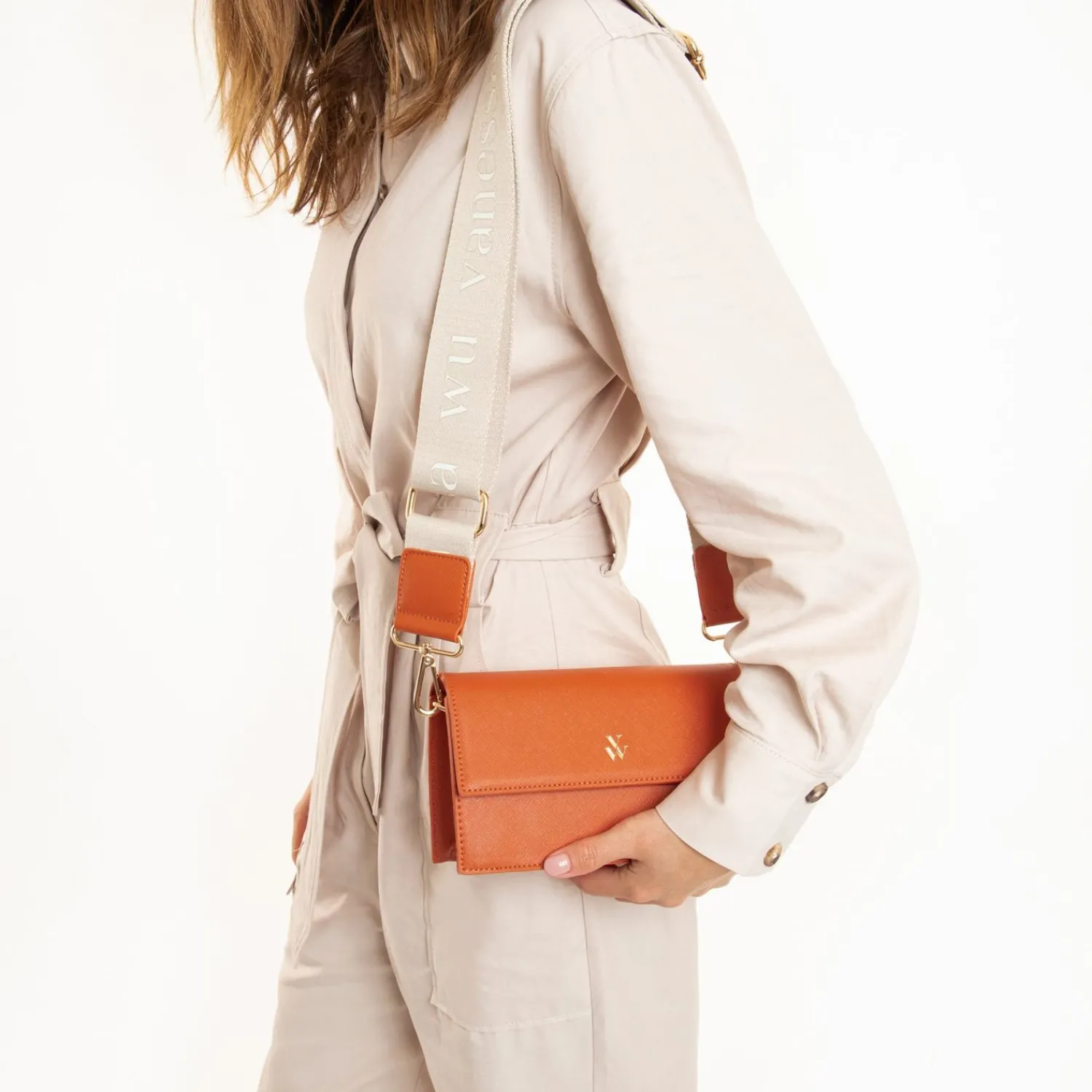 Vanessa Wu Sacs>Petit Sac Lia Orange A Rabat