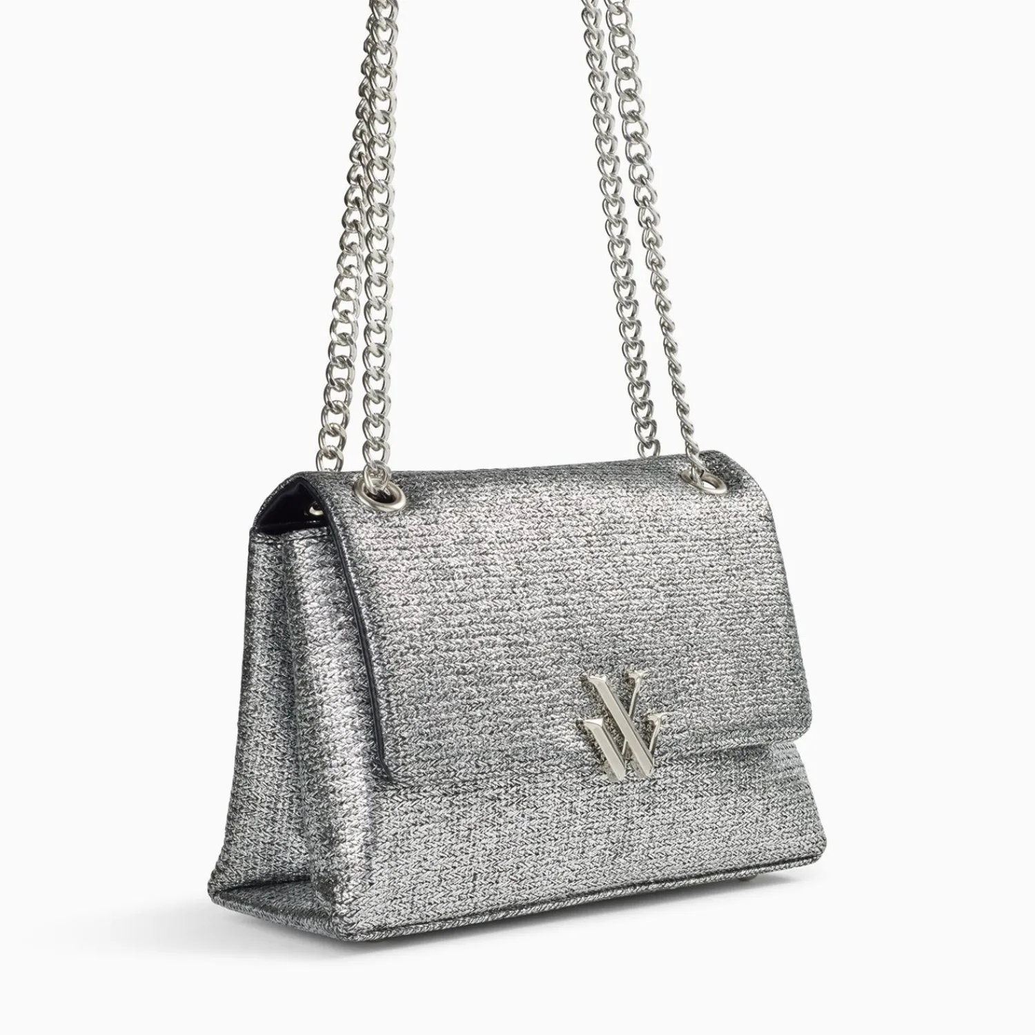 Vanessa Wu Sacs>Sac A Main Naomi Argent A Chaine