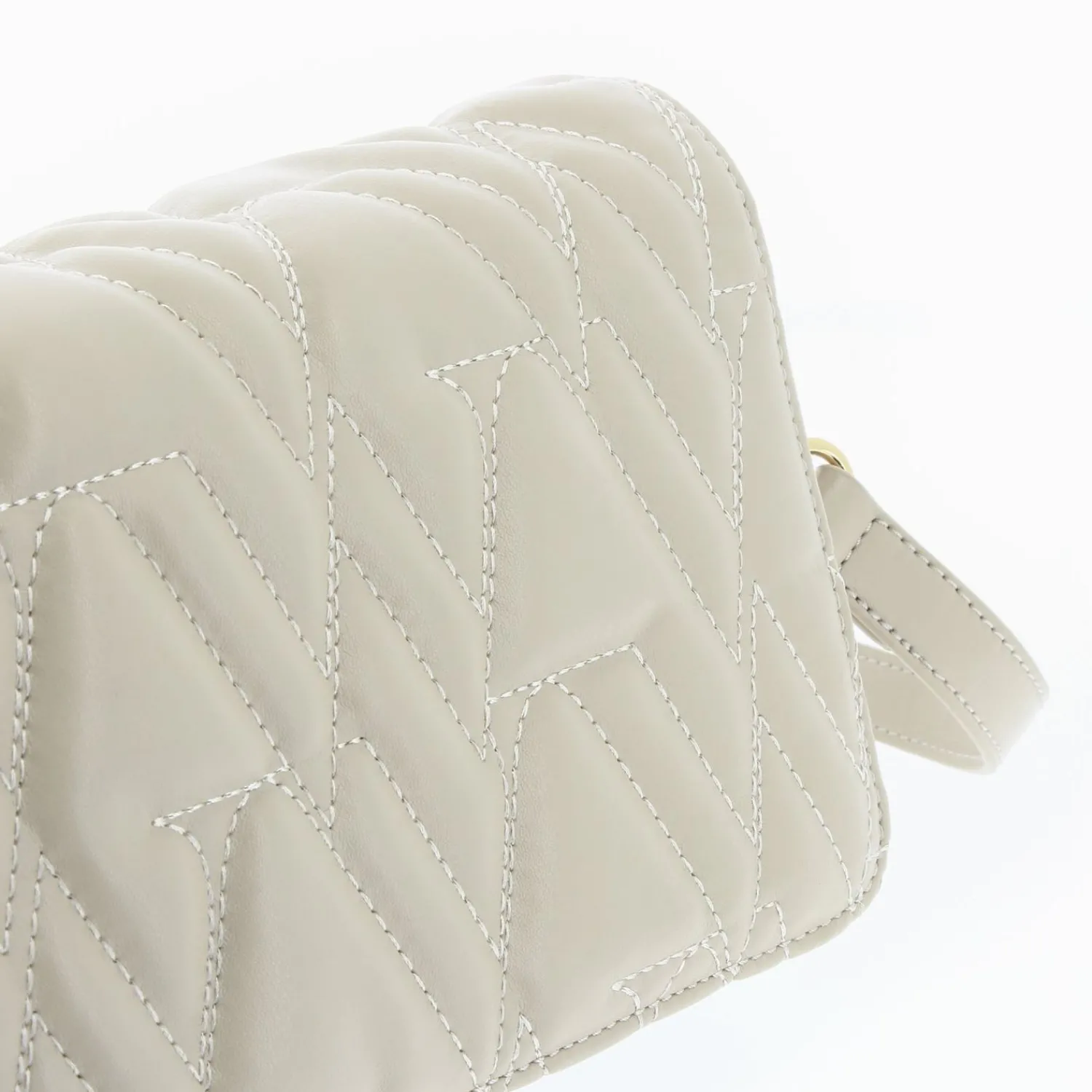 Vanessa Wu Sacs>Sac Matelasse Noelie Monogrammes Beige