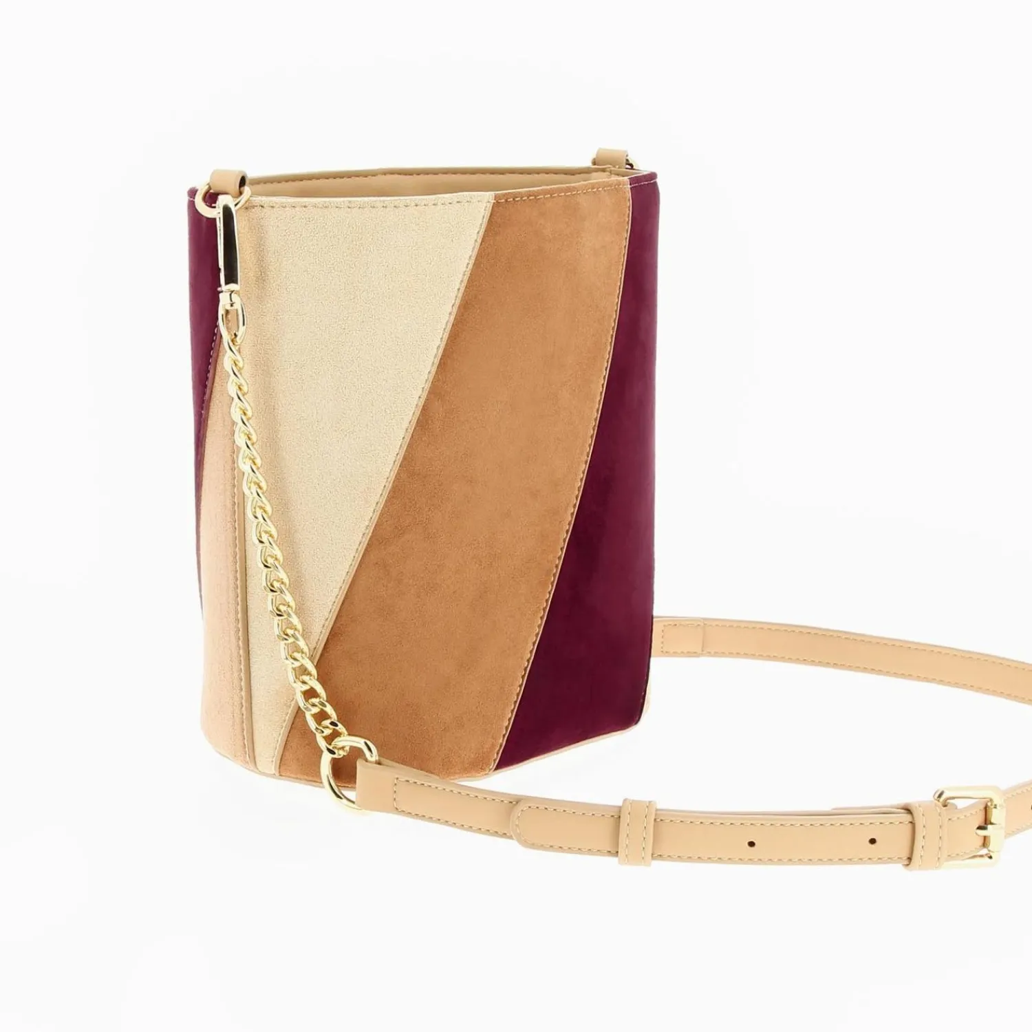 Vanessa Wu Sacs>Sac Seau Martica Multicolore En Suedine