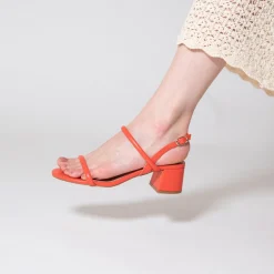 Vanessa Wu Sandales À Talon, Compensées>Sandales A Talon Minimalistes Cynthia Corail