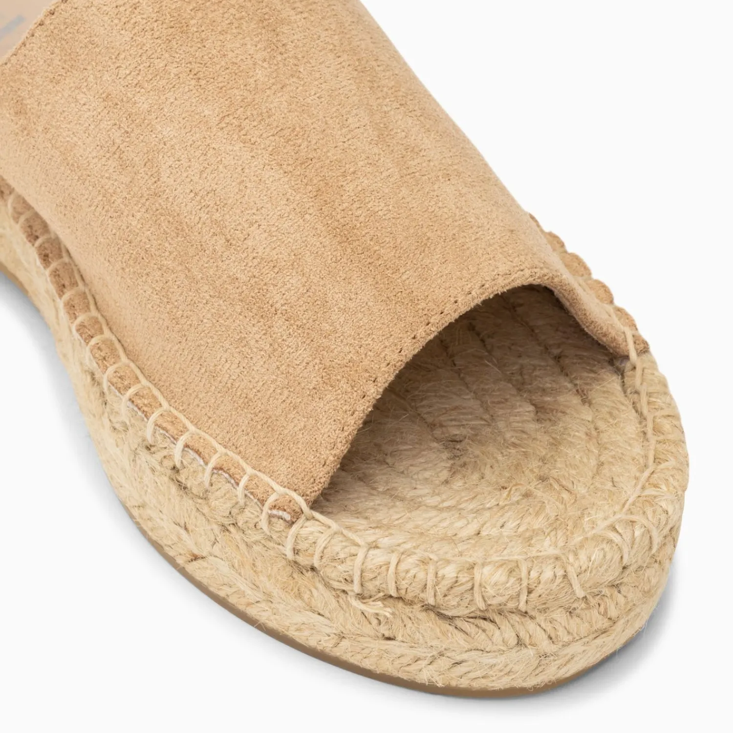 Vanessa Wu Sandales Plates>Sandales Marjolaine Beiges A Semelle Espadrille